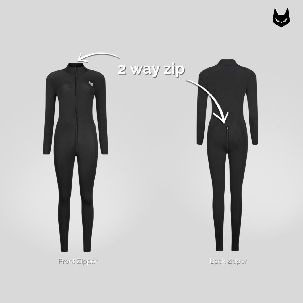 [DarkCat] Bodysuit ชุดกีฬา Sport Utility Wear กัน UV รุ่น 2EASY (สีดำ เขียว ฟ้า เหลือง ชมพู ขาว)