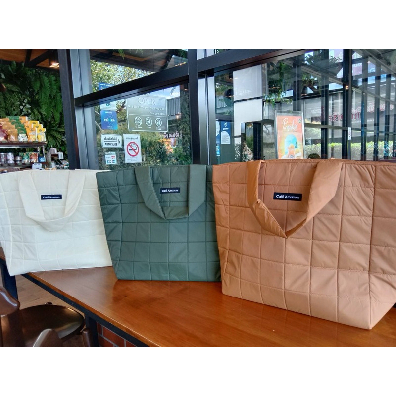 กระเป๋าอเมซอน Amazon oversize nylon bag ของแท้ 100%