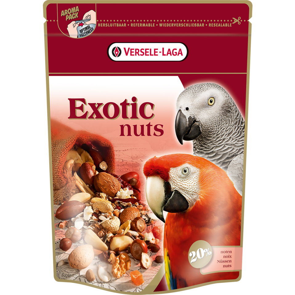 Prestige parrots exotic nuts mix 750g, (ขนมนกรสถั่ว)