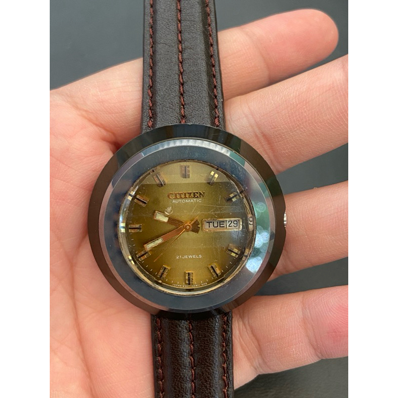 CITIZEN AUTOMATIC 21jewels ของแท้ มือสอง สภาพดี