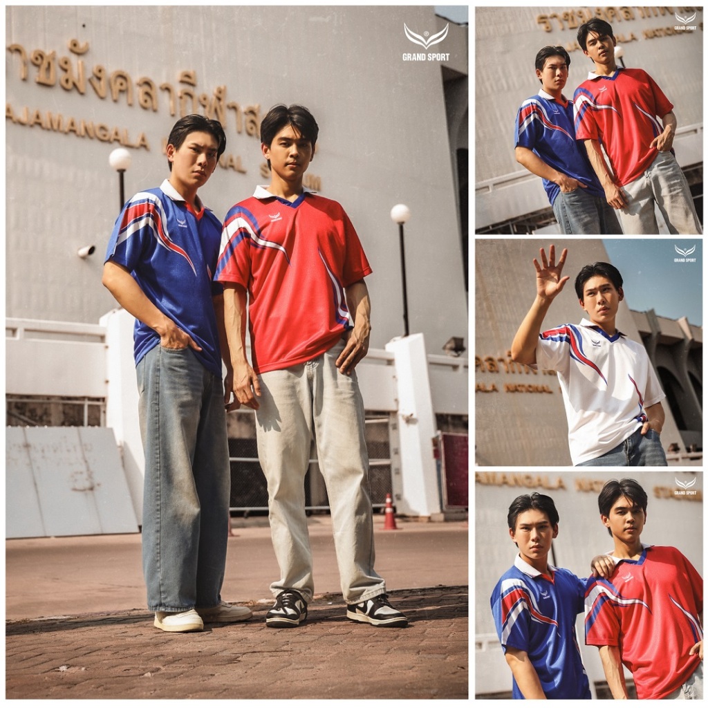 GRAND SPORT เสื้อกนกวารี (OVERSIZED) รหัส : 038434