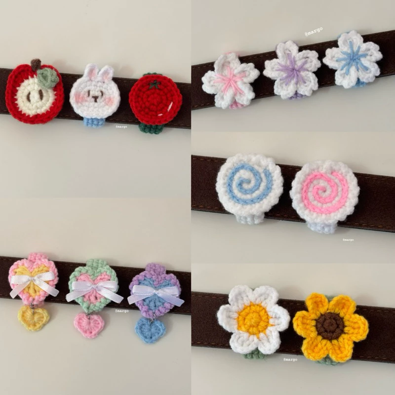สายรัดเข็มขัดไหมพรม🧶 ที่รัดเข็มขัดนักเรียน🌷🎀 [จัดส่งภายใน 3-5 วัน]
