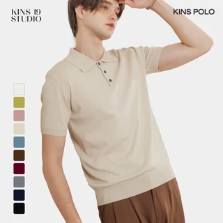 KINS | เสื้อโปโลคอปก เสื้อโปโลคอกระดุม มี 10 สี เสื้อโปโล เสื้อโปโลชาย ของขวัญ (KN119)