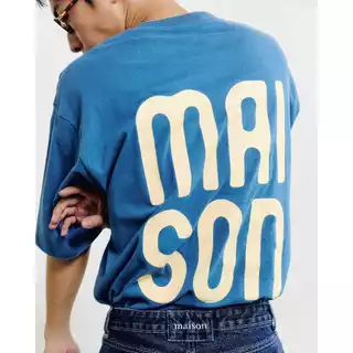 maison KEEPS | The Oversized Ink Logo Tee | Unisex | เสื้อยืด ทรง oversized ผ้านุ่มพิเศษ | มีให้เลือก 5 Size