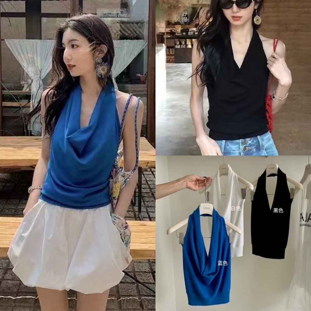 🧡🧵 🇰🇷 253 เสื้อคล้องคอ ทรงที่สาวๆคนไหนก็ต้องมีติดตู้ไว้เลยค่ ทรงเกาหลี ทรงน่ารัก แฟชั่นเกาหลี TAG KOREA 🧵🧡