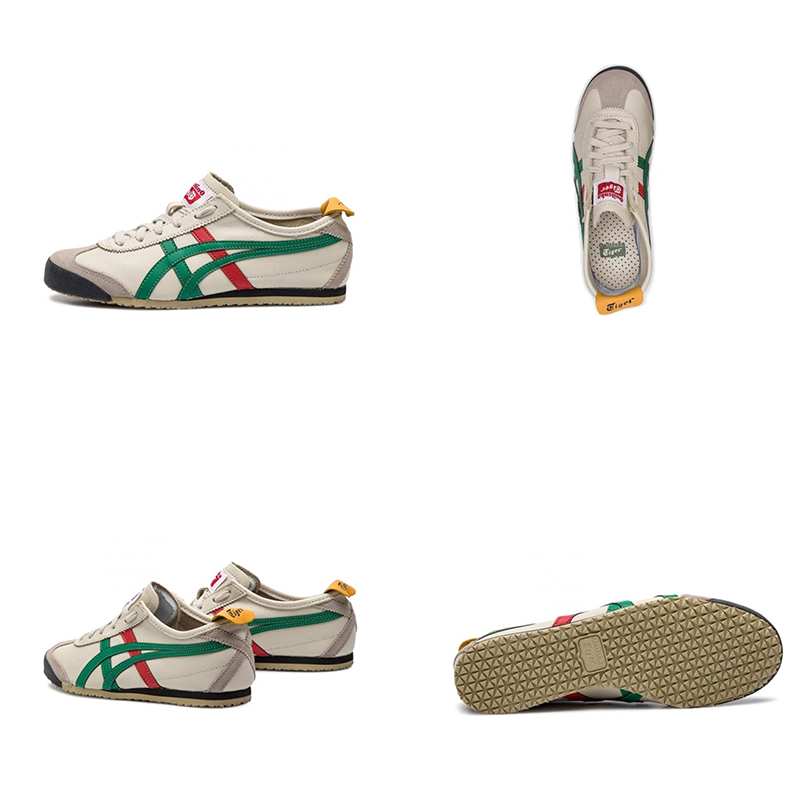 ของแทั Onitsuka tiger MEXICO 66 DL408-0490/DL408-1684 รองเท้าลำลองสำหรับชายหญิง