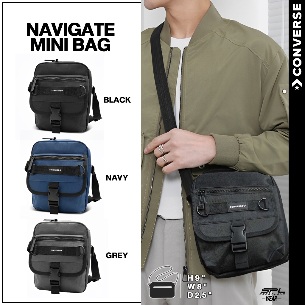 Converse Collection คอนเวิร์ส กระเป๋าสะพายข้าง กระเป๋าสะพายไหล่ MiniBagNavigate 1261756CH2GYXX/1261756BH2NAXX/1261756AH2