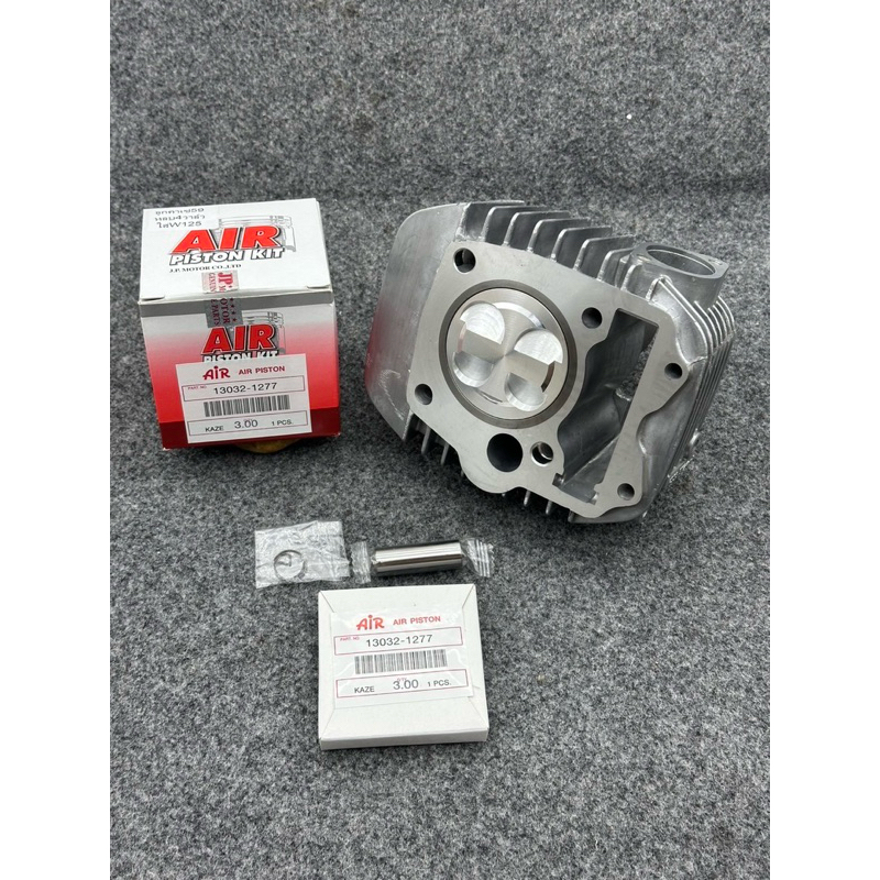 เสื้อ125ลูก59/4ปลอกยาวใส่ชัก5ขัก7ชัก9 ลูกพร้อมปาดหลบวาล์ว4วาว ใส่125iไฟเลี้ยวบังคับและ125คาร์บูR-s