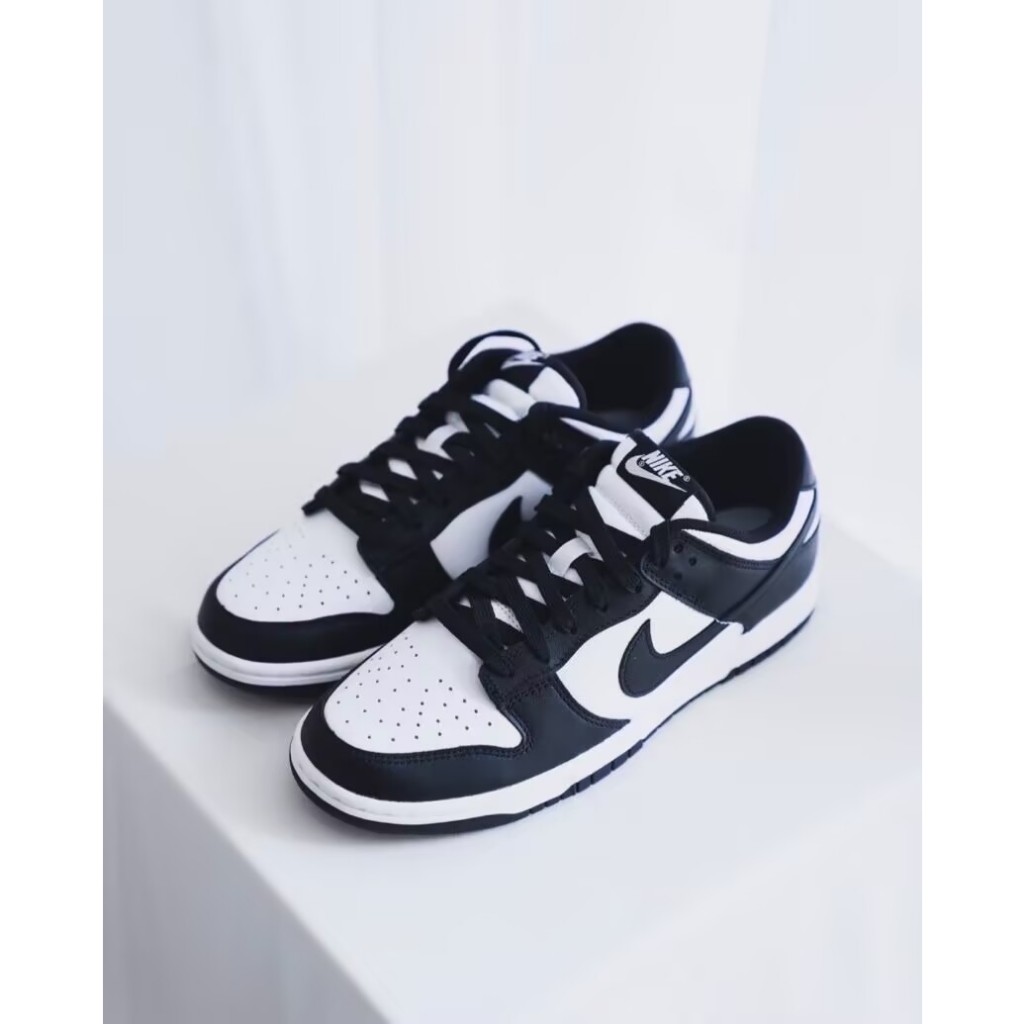 【ของแท้ 100%】ไนกี้รองเท้าผู้ชายNk Dunk Low-Panda sneakers รองเท้าผู้หญิง