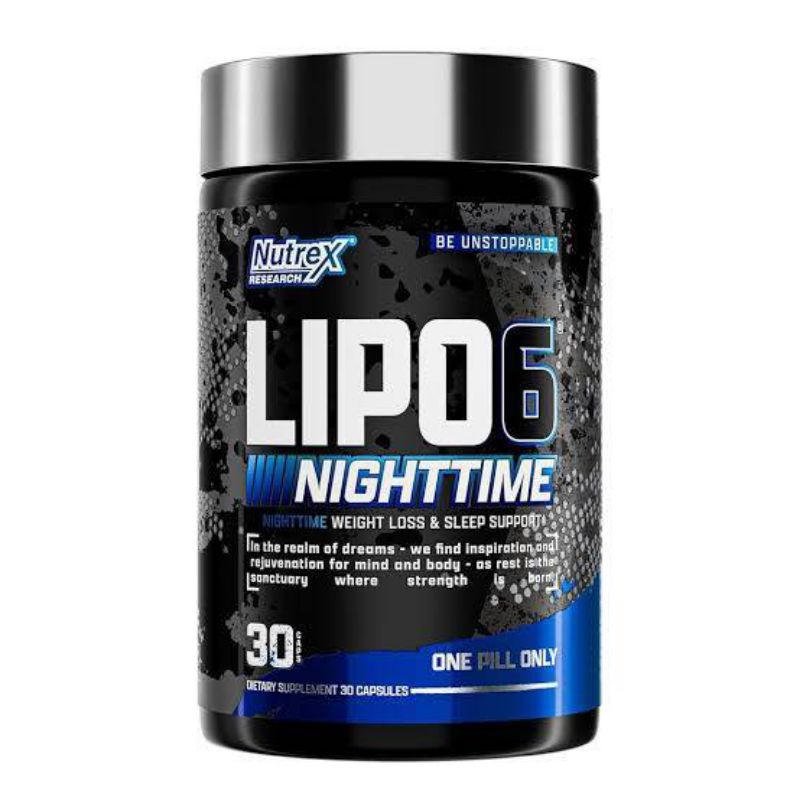 Nutrex LIPO6 BLACK NIGHTTIME(30caps).แฟตเบิร์นในเวลาที่นอนหลับ