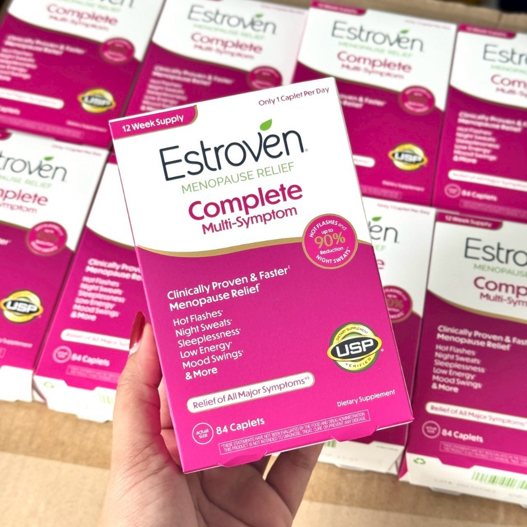 วิตามินวัยทองใกล้หมดประจำเดือน Estroven  Multi-Symptom ขนาด 84เม็ด ทานได้12สัปดาห์