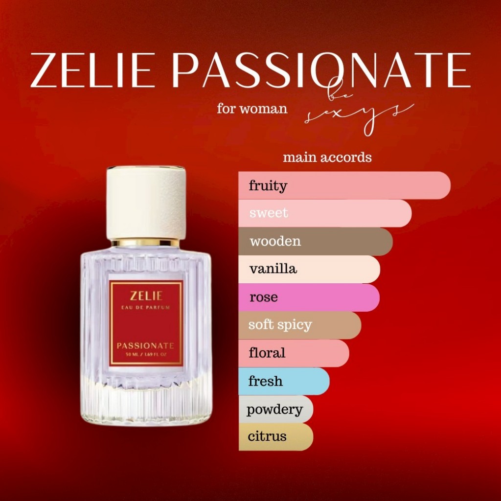น้ำหอม Zelie กลิ่น Passionate น้ำหอมผู้หญิง รูปที่ 6