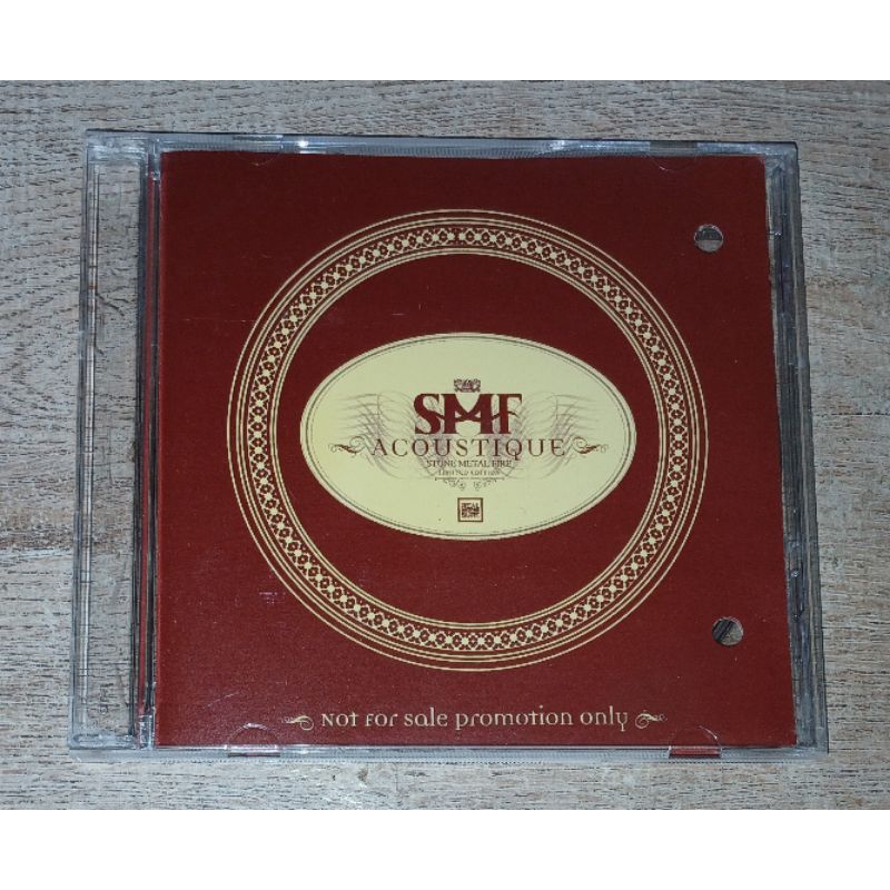 SMF หิน เหล็ก ไฟ ซีดี Promo CD Single SMF Acoustique 4 Tracks