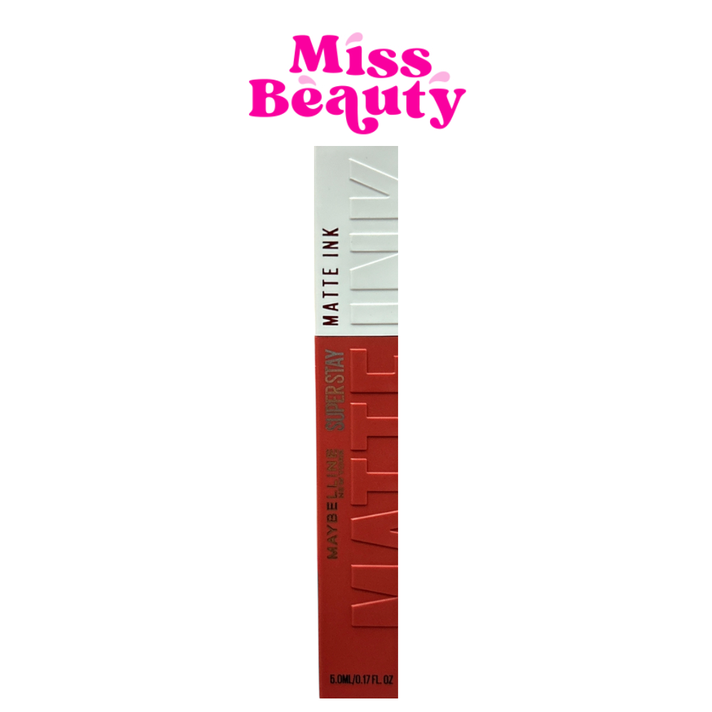 Maybelline New York Superstay Matte Ink Liquid Lipstick  เมย์เบลลีน นิวยอร์ก ซุปเปอร์สเตย์ แมทอิ้งค์ 5 มล.