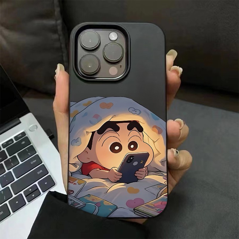 ❤️จัดส่งทันที❤️เคสไอโฟน11 12 13 14 15 16 Pro Max Cute cartoon crayon shinchan Luxury Case For iPhone 11,12,13,14,15,16PM