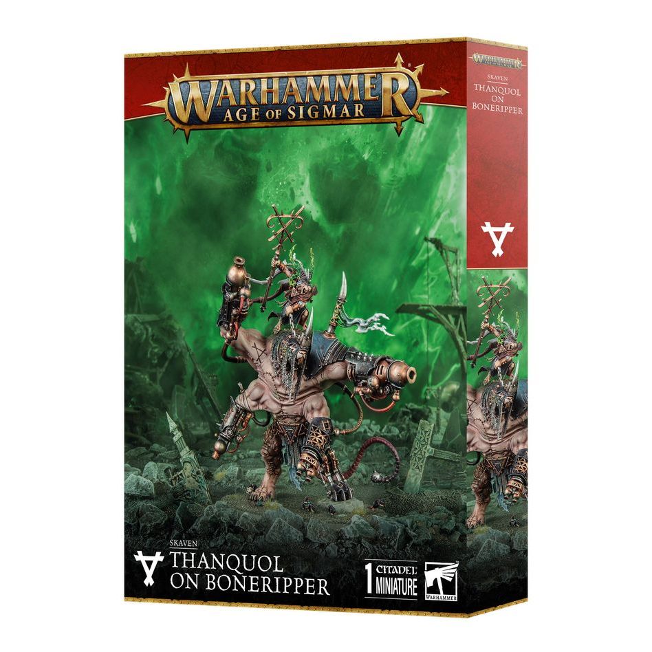 Warhammer AoS : Skaven : Thanquol on Boneripper