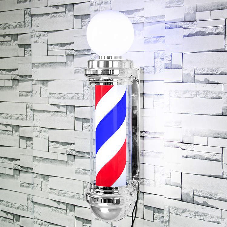 90*23 ไฟหมุนร้านเสริมสวย ตัดผม barber วินเทจ