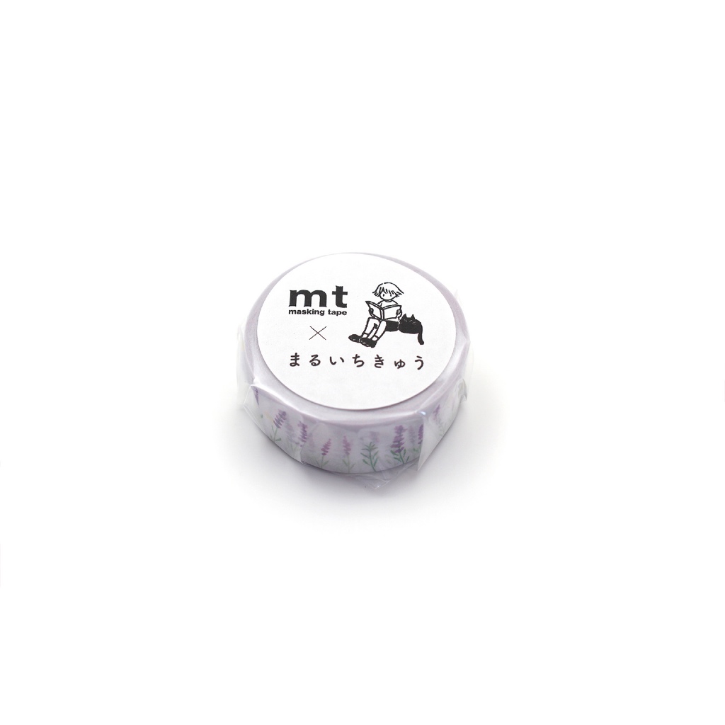 mt masking tape Lavender (MTMARU12) / เทปตกแต่งวาชิ ลาย Lavender แบรนด์ mt masking tape จากประเทศญี่