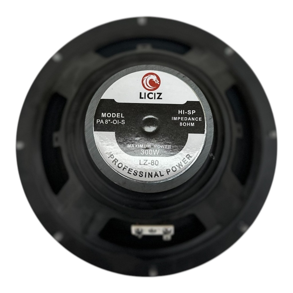 ดอกลำโพง 8 นิ้ว ขอบเเข็ง ยี่ห้อ LCZ LZ-80 300 W (แพ็ค1 ดอก)