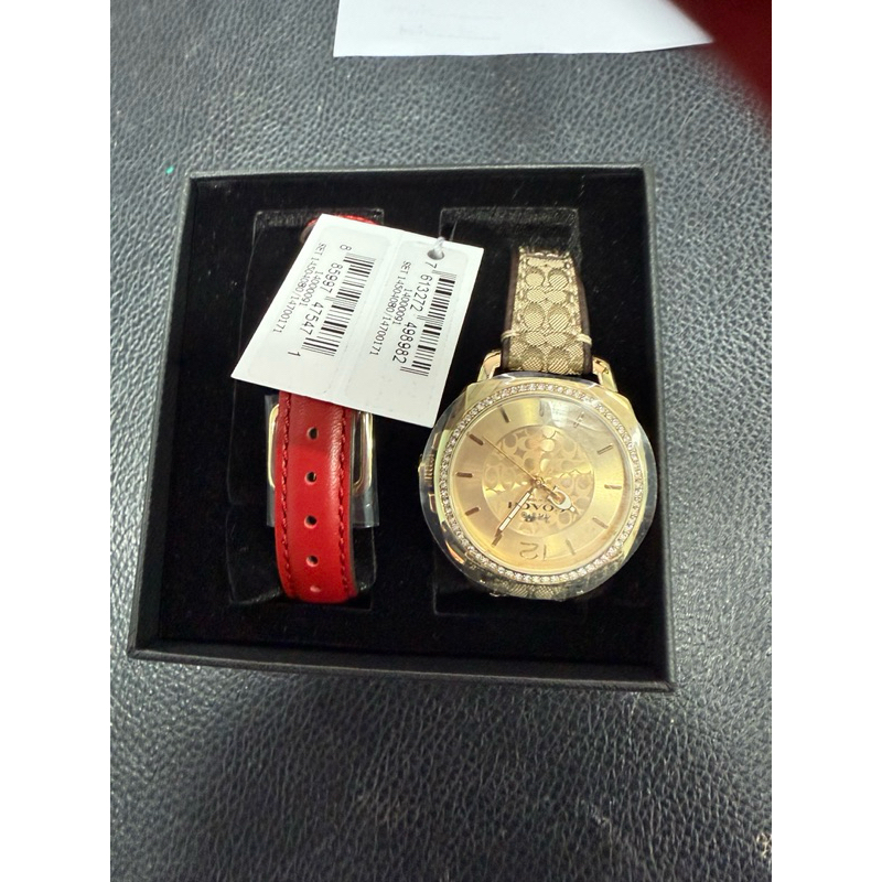 Coach 14000091 นาฬิกา coach เปลี่ยนสายได้ 2 สาย  แบรนด์แท้100%