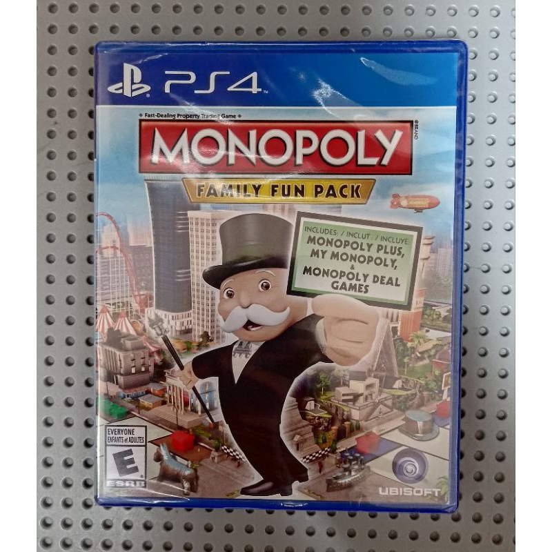 แผ่นเกม PS4 (มือ1) : MONOPOLY FAMILY FUN PACK