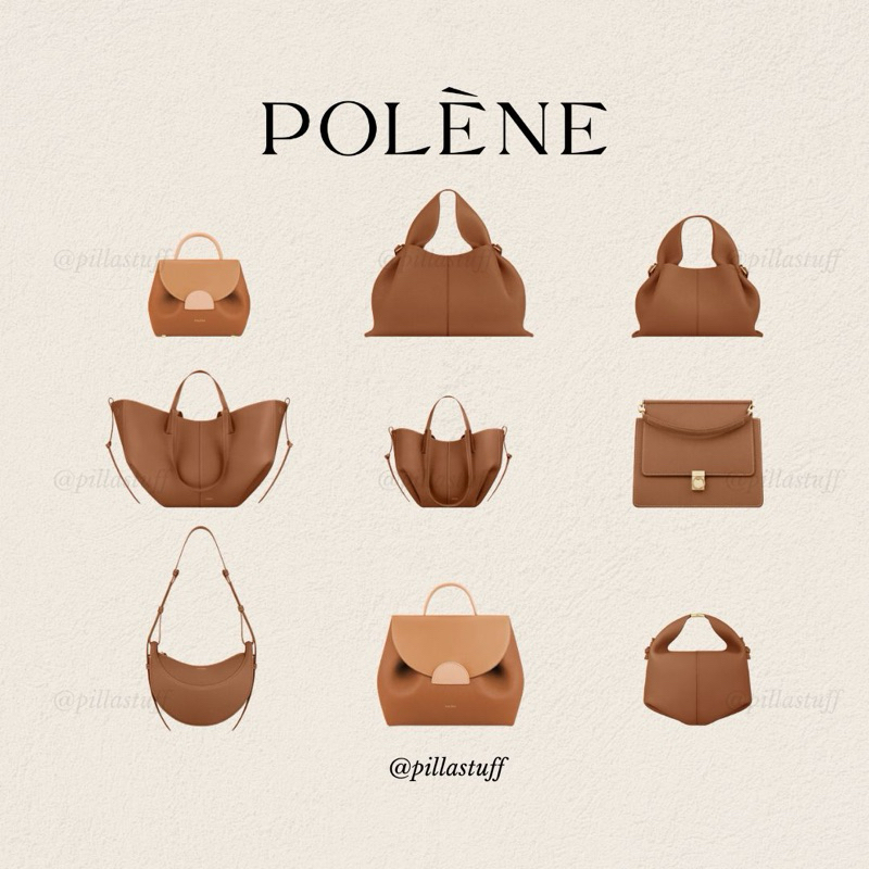 ถูกที่สุด❗️ แท้100%✈️ ช็อปปารีส🇫🇷 [สีแจ้งในแชท] Polene Paris Bag กระเป๋าโพลีนทุกรุ่นl