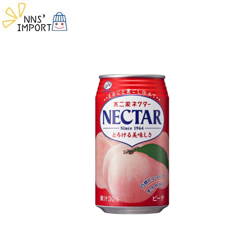 fujiya nectar เครื่องดื่มน้ำลูกพีช จากญี่ปุ่น 350ml