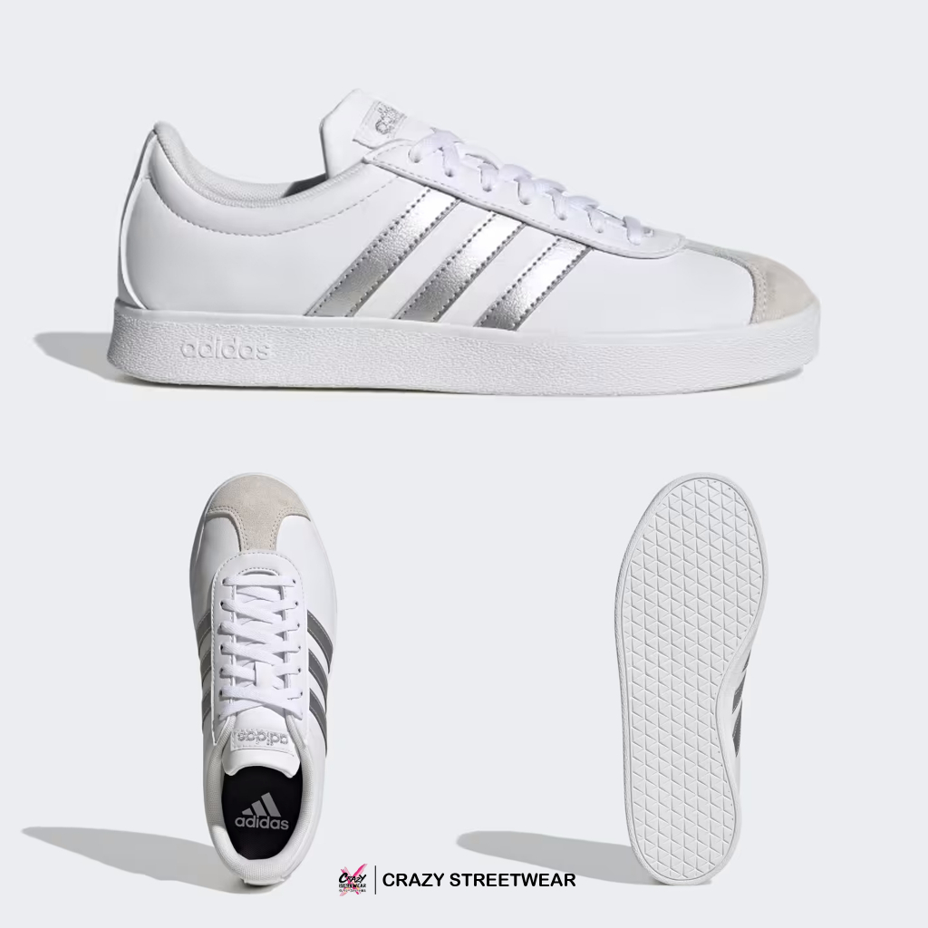 Adidas VL Court Base ของแท้ 100% - JH6348 / ID3716 สินค้าลิขสิทธิ์แท้ Adidas รองเท้าผู้หญิง รองเท้า - รูปที่ 2