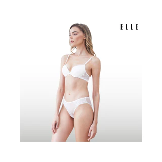 ELLE Lingerie BIKINI LOWRISE PANTY กางเกงในรูปแบบ Bikini แต่งพลีท - LU2758