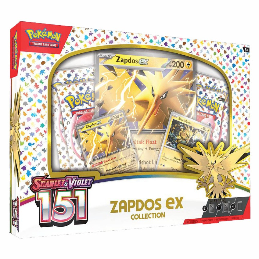 พร้อมส่ง Pokemon TCG Scarlet & Violet 151 Zapdos Ex Box ของแท้ (Eng ver.)