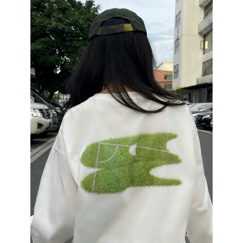 CryingCenter เสื้อยืดแขนยาว Football Grass Long Sleeve – โปรปัง