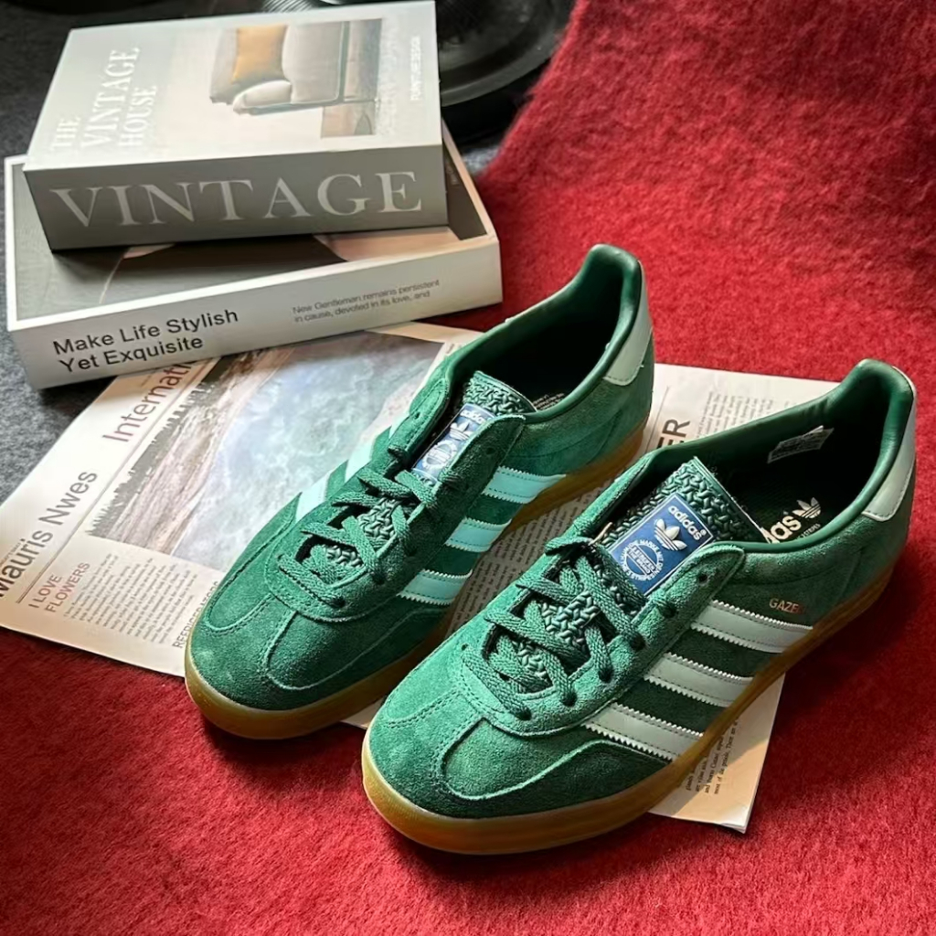 🎉รอพรีออเดอร์/ของแท้ 💯 🎉ADIDAS Originals GAZELLE รองเท้าลำลอง รองเท้าผู้ชายและผู้หญิง HQ9017/IE1051/IE2960/IE7002/IF1807