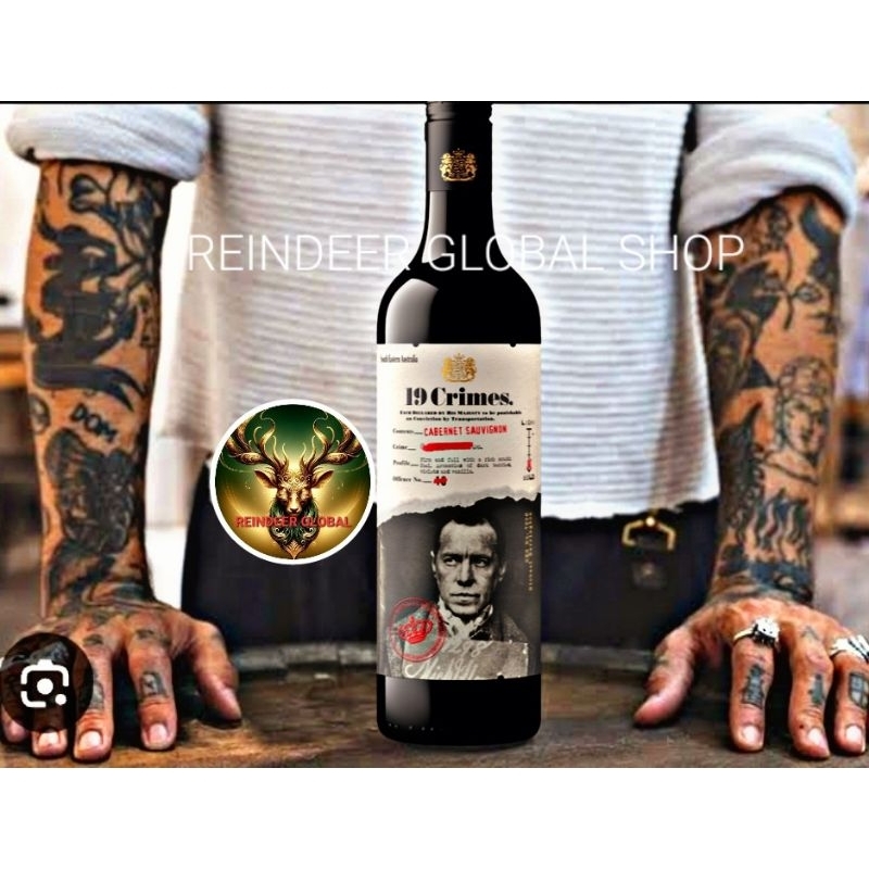 น้ำองุ่นแดง19 Crimes - Cabernet Sauvignon, ความสุขสดชื่นระดับเข้มข้นแบบ premiumในราคาเบาๆที่คุณและคน