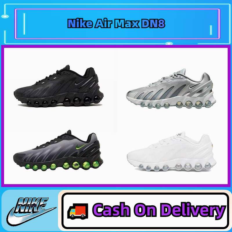 Nike Air Max DN8 แบบมีเบาะอากาศลดแรงกระแทกรองเท้าวิ่งออกกำลังกาย black FQ7860-002