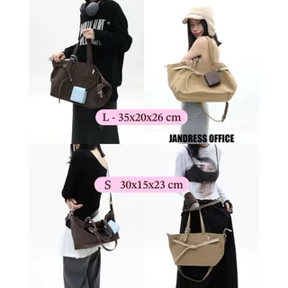 พร้อมส่ง*🤎JANDRESS| Gallini velvet tote bag กระเป๋าสะพายข้าง/crossbody มีสีใหม่💜 (โค้ดลด20-30%) จากช็อปแท้💯