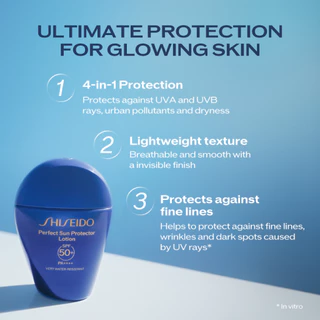 SHISEIDO PERFECT SUN PROTECTOR LOTION 50ML
