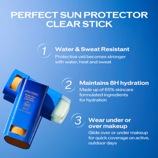 SHISEIDO PERFECT SUN PROTECTOR CLEAR STICK 20g.