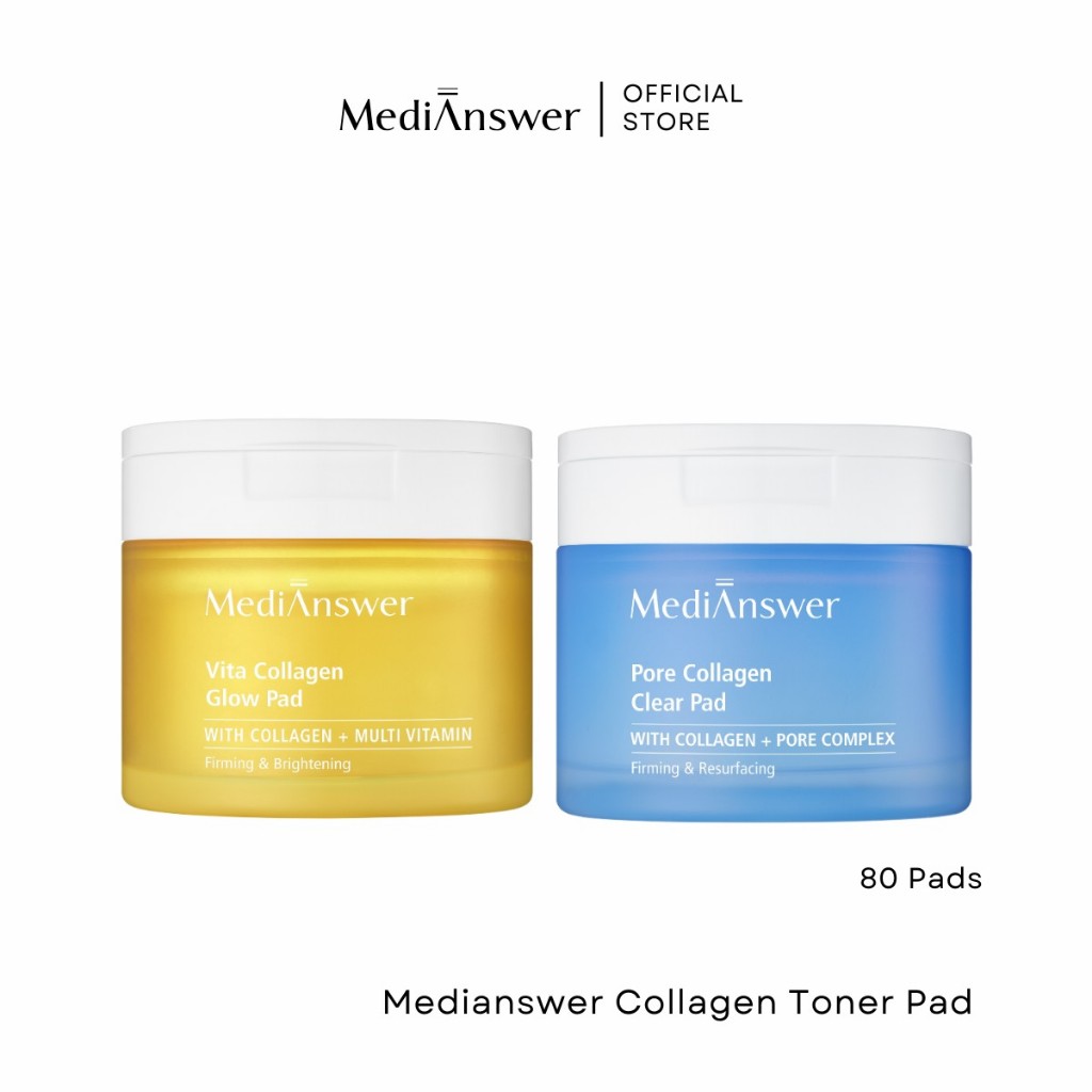 MEDIANSWER TONER PAD | โทนเนอร์แพดผิวโกล์วใส 80 แผ่น