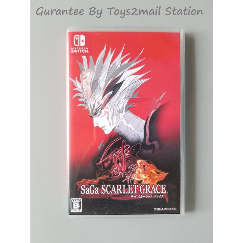 [สินค้ามือ 2 JAPAN เท่าน้ัน ] NINTENDO SWITCH : SAGA SCARLET GRACE สินค้ามือ 2 ของแท้ 100%