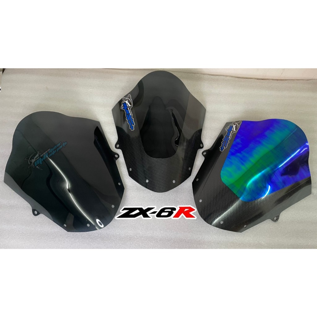 ชิวหน้าแต่ง ZX6R - ชิว Kawasaki ZX6R ตรงรุ่น มีให้เลือก 3 แบบ