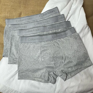 กางเกงในชาย ทรงบ๊อกเซอร์ขาสั้น ( 1 เซต 4 ตัว ) สวมใส่สบายทุกวัน เนื้อผ้าบางเบาระบายอากาศดี กระชับกระชับไม่เสียทรง