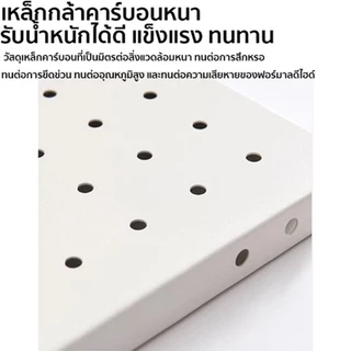 Pegboard DIY ชั้นวางของบนโต๊ะ ชั้นเก็บของบนโต๊ะทำงาน ชั้นวางอเนกประสงค์ ไม่ใช้พื้นที่