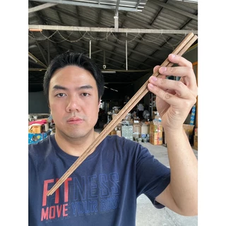 ตะเกียบยาว42cm ราไม่ขึ้นมอดไม่ขึ้นใช้ซ้ำได้ ตะเกียบยาว16.5นิ้ว ตะเกียบทอด ออกใบกำกับภาษีได้