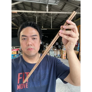 ตะเกียบยาว42cm ราไม่ขึ้นมอดไม่ขึ้นใช้ซ้ำได้ ตะเกียบยาว16.5นิ้ว ตะเกียบทอด ออกใบกำกับภาษีได้