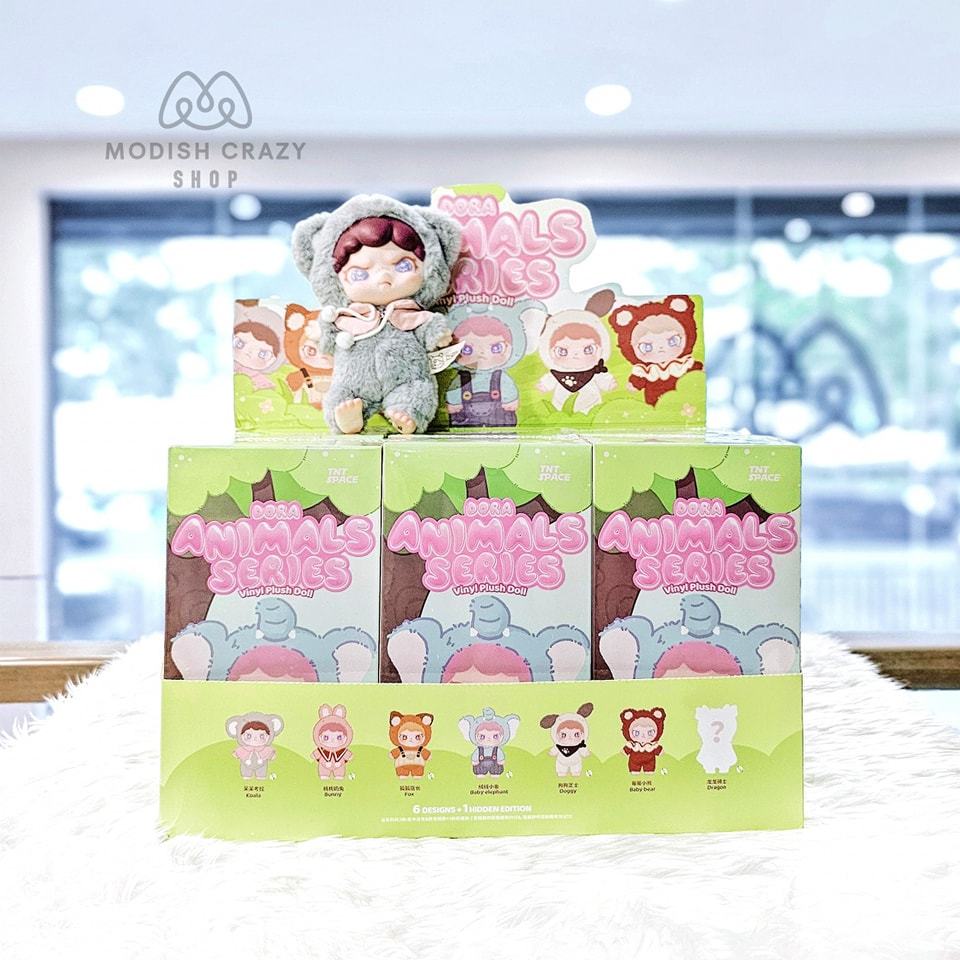 🐘TNT SPACE • DORA Fuzzy Animal Institute Series ViNYL Plush Blind Box