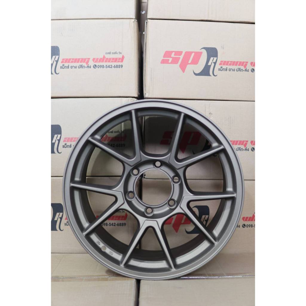 ล้อแม็กลาย TC005/F32-8  ขนาด 18X9.5 6 รู 139.7 ออฟ 25 สีน้ำตาล BRONZE YUSTA ( 4วง )