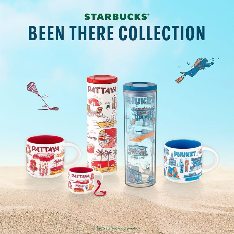 ⭐️Starbucks BangkokSongkhla Been There⭐️Bangkok Been There Collection⭐️Bangkok Songkhla Mugs Tumbler
