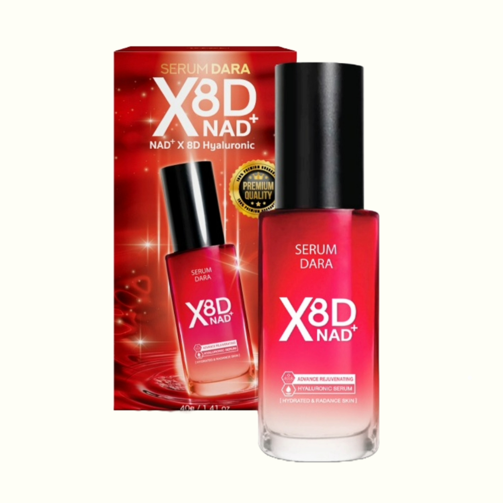 Serum Dara X8D NAD เซรั่มดารา-เอ็นเอดี พลัส 8ดี ไฮยาลูรอนิค-40 มล.