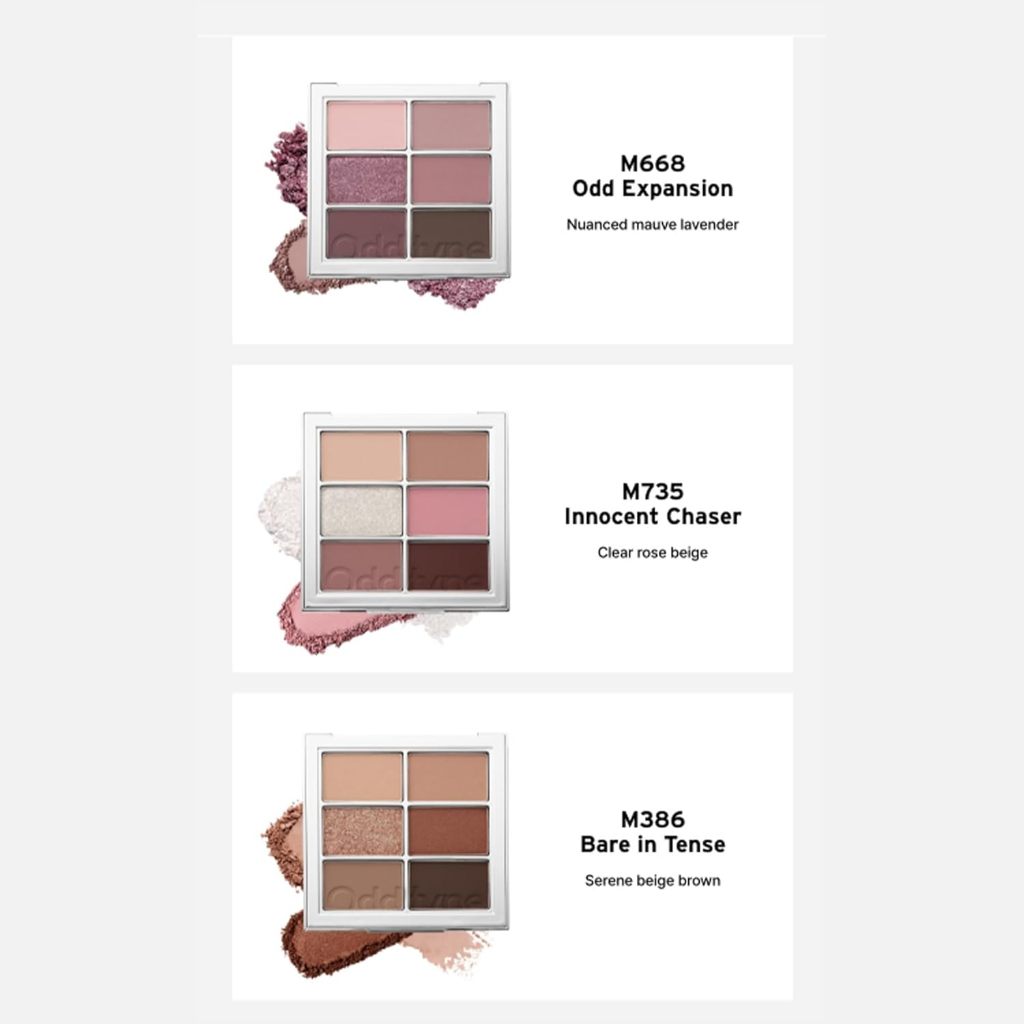 ODDTYPE Mute Sleek Eye Palette พร้อมส่ง - รูปที่ 2