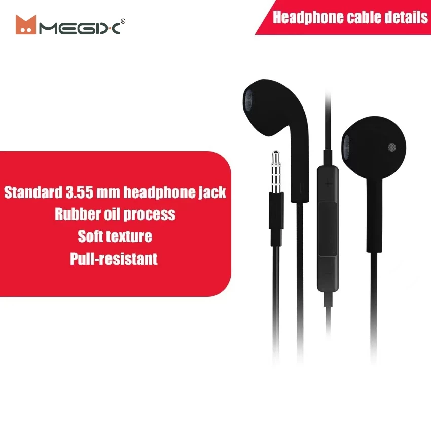 Megix J26 หูฟังมีสาย 3.5mm/Type-C HiFi สเตอริโอ thumbnail 7